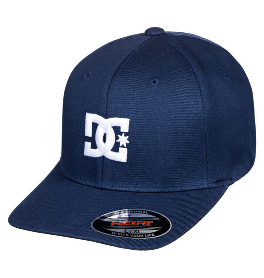 DC SHOE CO CAP STAR 2 NAVY FLEX FIT CAP SHMEDIUM