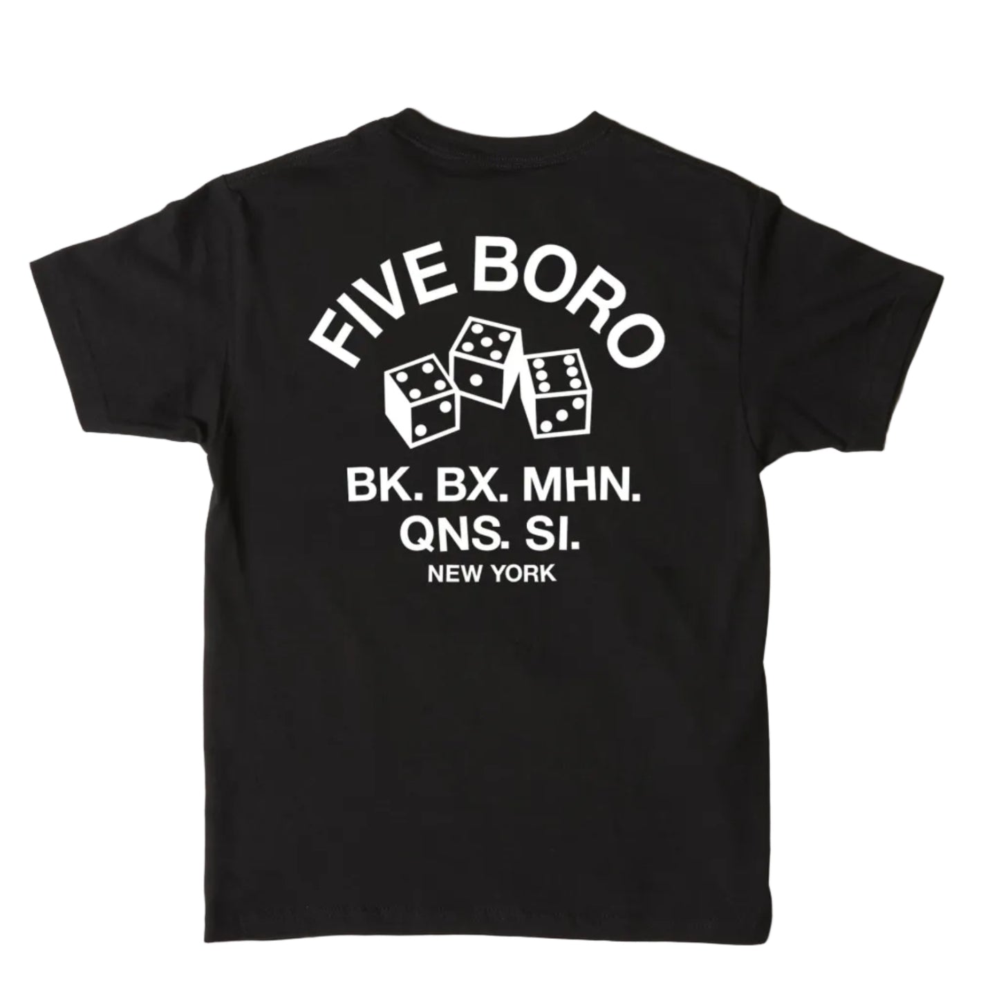 5 BORO 4-5-6 CEE LO DICE TEE BLACK