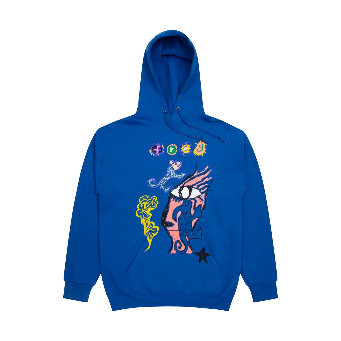 FROG SKATEBOARDS BREATH OF STARS HOODIE ROYAL