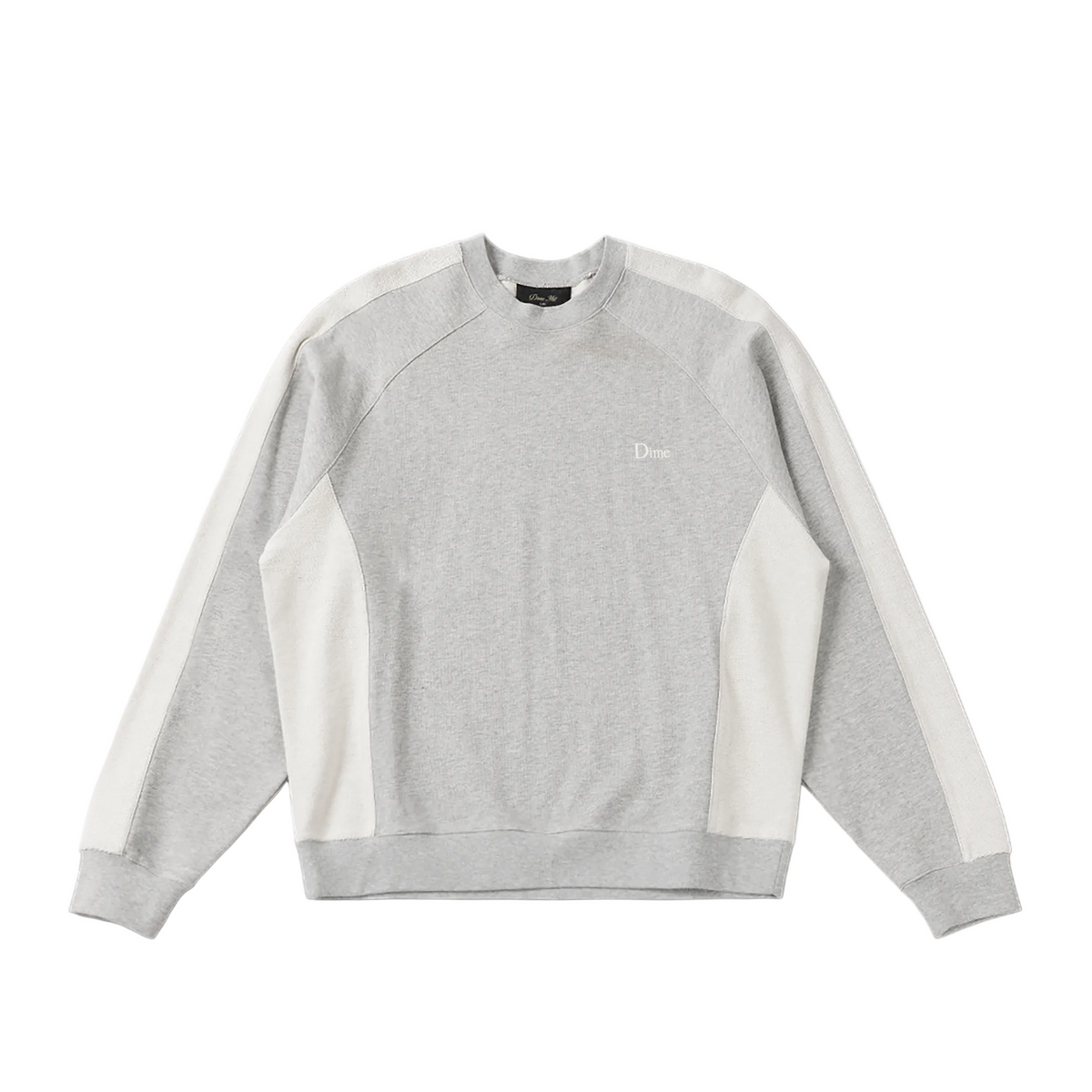 DIME MTL REVERSED FRENCH TERRY CREWNECK ASH