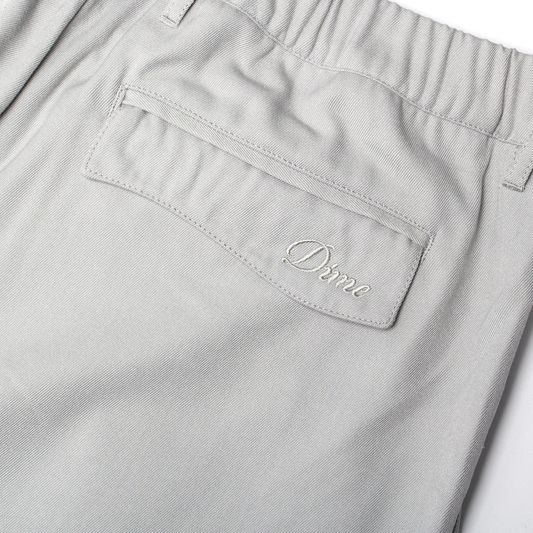 DIME MTL PLEATED TWILL PANTS LIGHT GREY