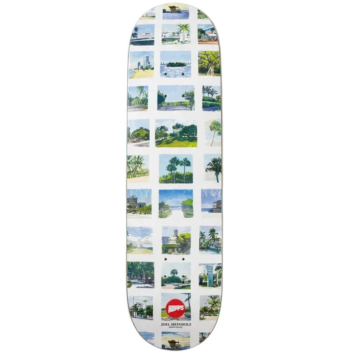 HOPPS SKATEBOARDING JOEL MEINHOLZ BEACH LIFE DECK 8.75