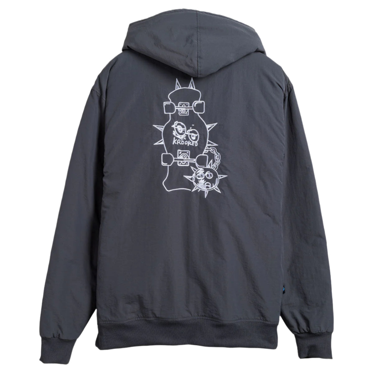 KROOKED SKATEBOARDS MACE II JACKET CHARCOAL
