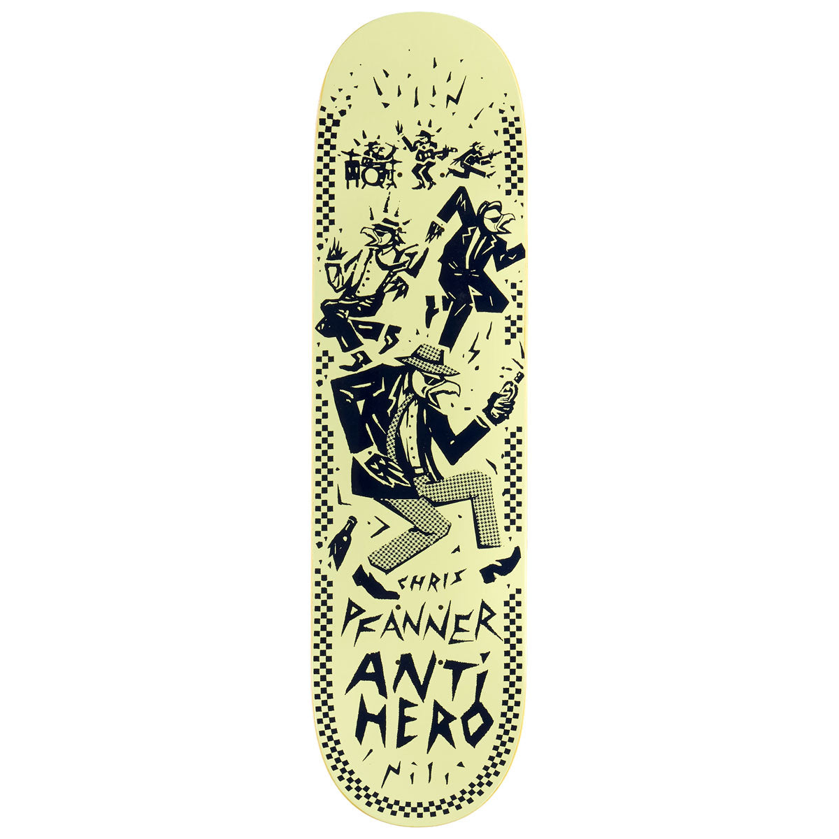 ANTIHERO SKATEBOARDS PFANNER RUDER BWOYS DECK 8.25