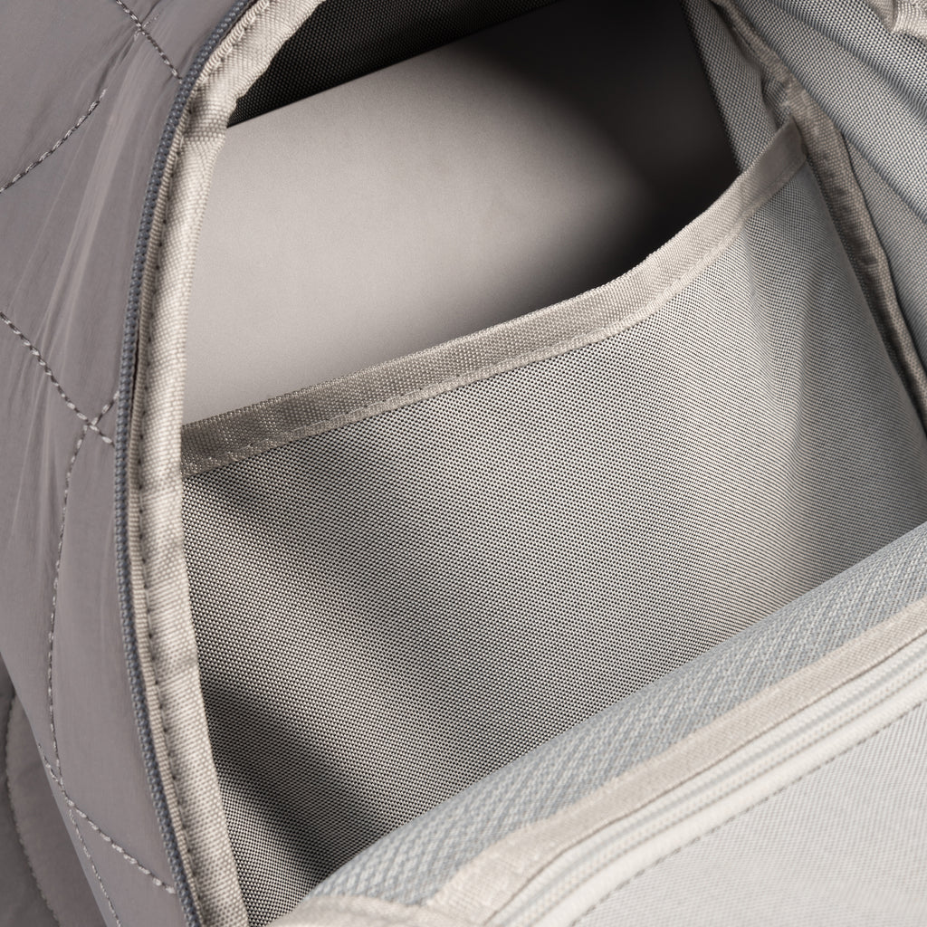 DIME MTL QUILTED BACKPACK CHARCOAL