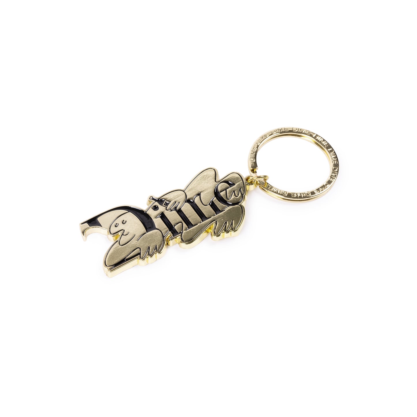 DIME MTL SIPPING KEYCHAIN/BOTTLE OPENER GOLD