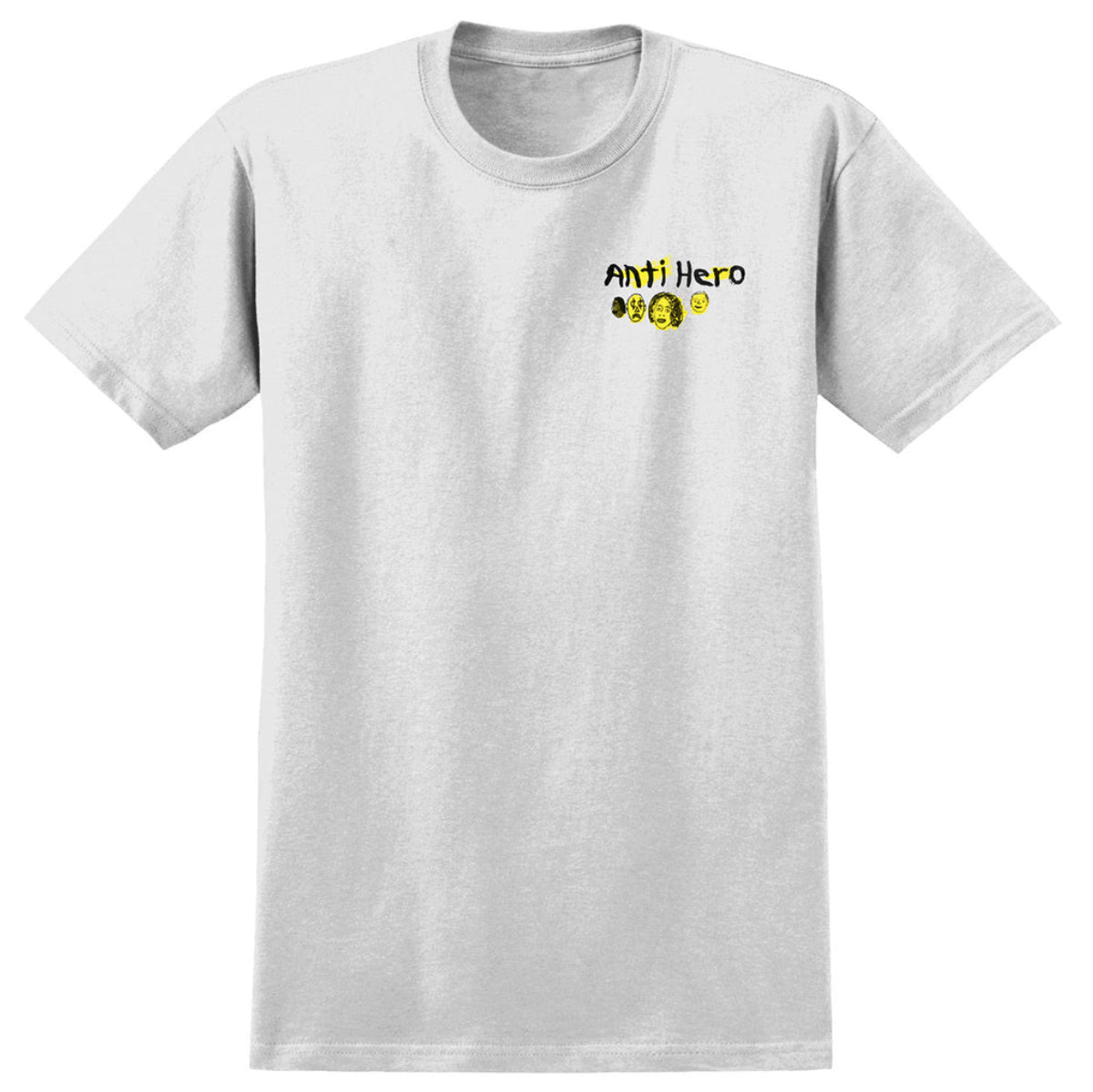 ANTIHERO SKATEBOARDS EXPRESSIONS BONGO TEE WHITE