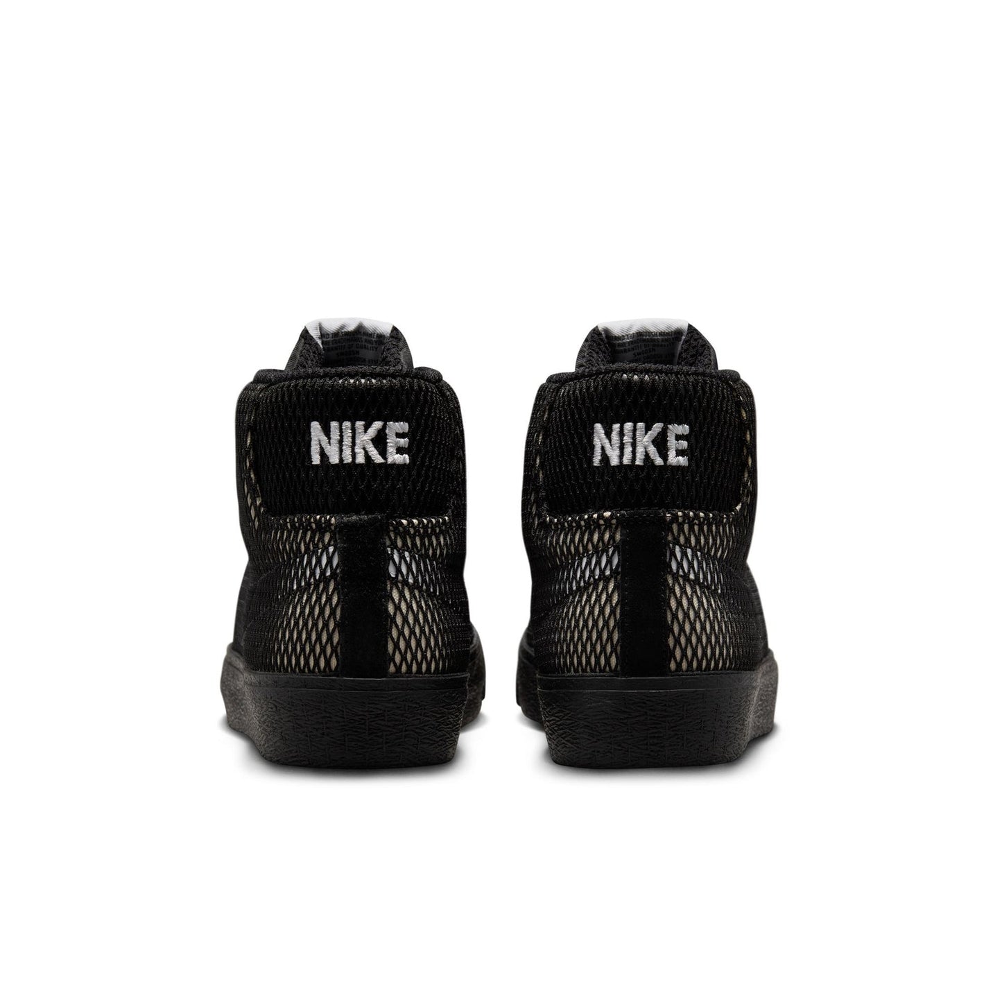NIKE SB ZOOM BLAZER MID PRM MESH BLACK/WHITE