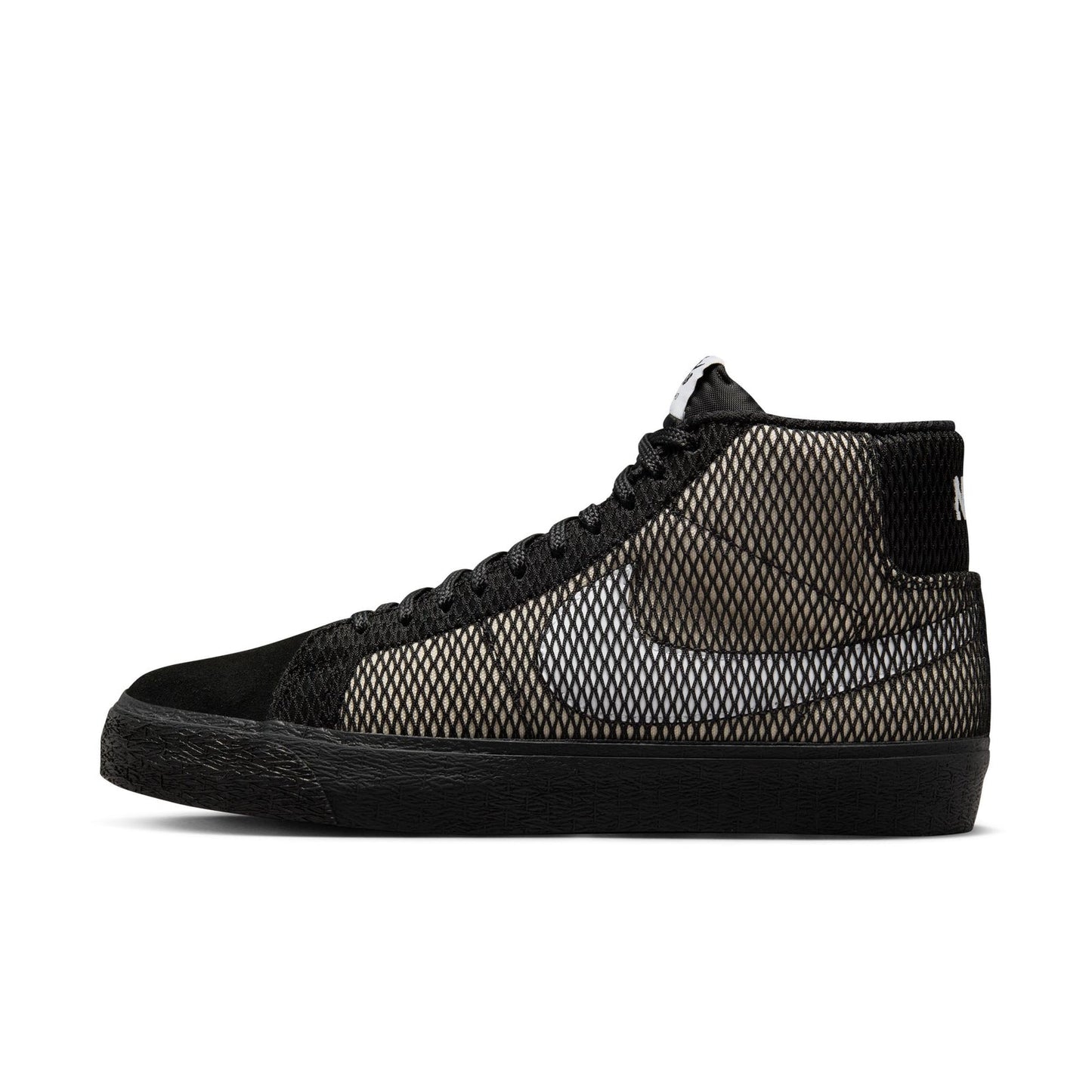 NIKE SB ZOOM BLAZER MID PRM MESH BLACK/WHITE