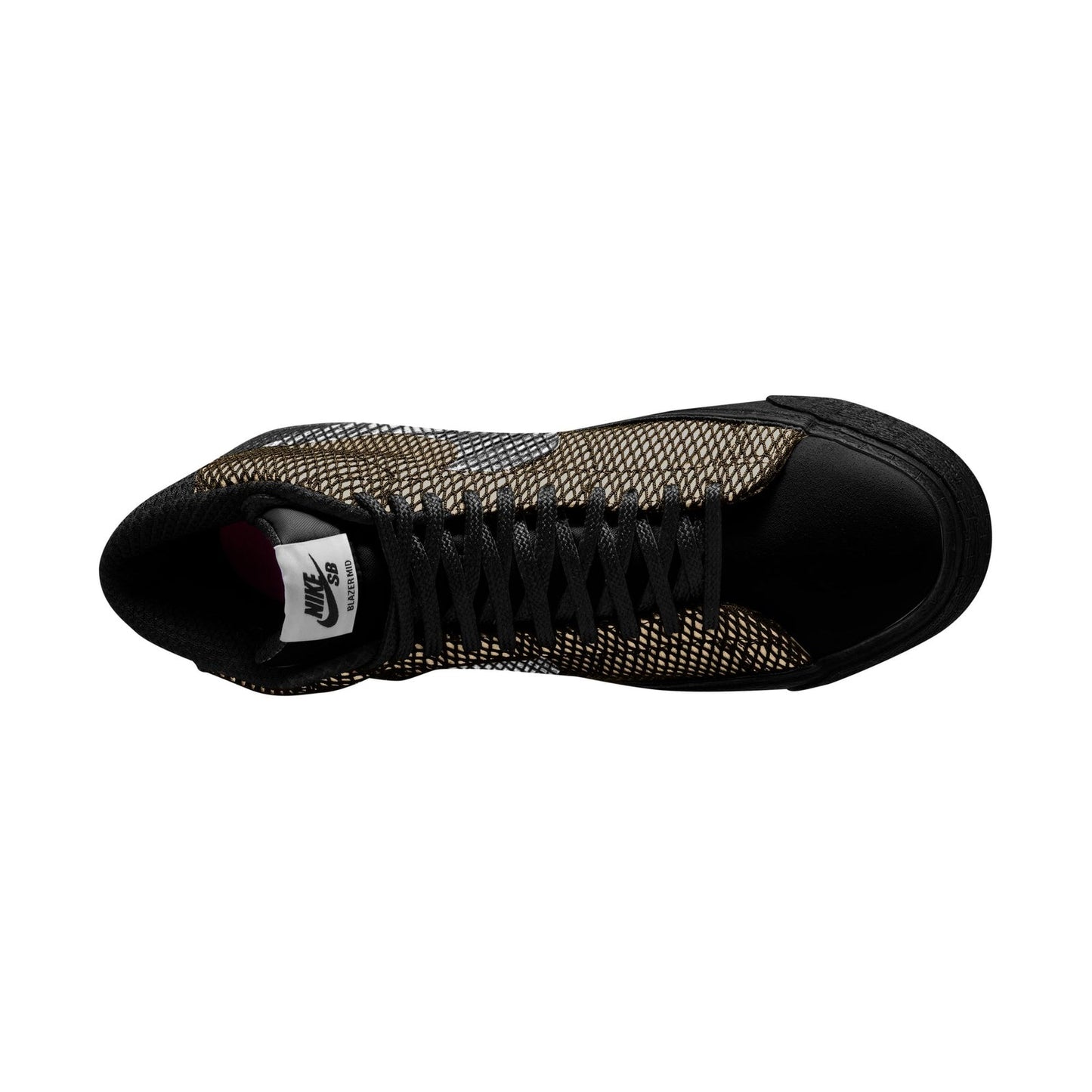 NIKE SB ZOOM BLAZER MID PRM MESH BLACK/WHITE