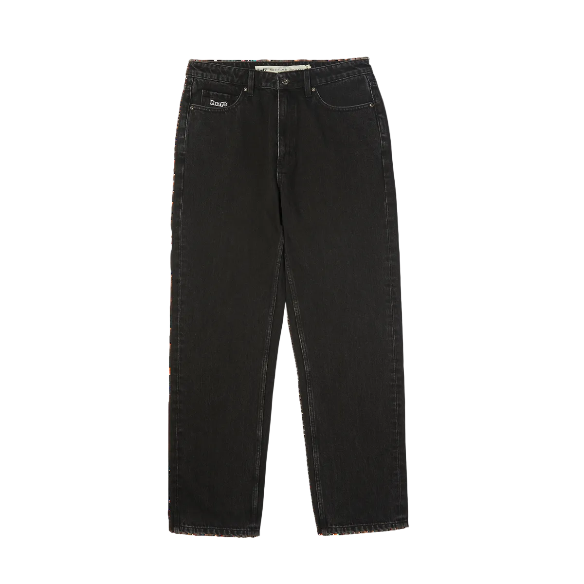 HUF WORLDWIDE BASIC ASS JEAN DENIM WASHED BLACK