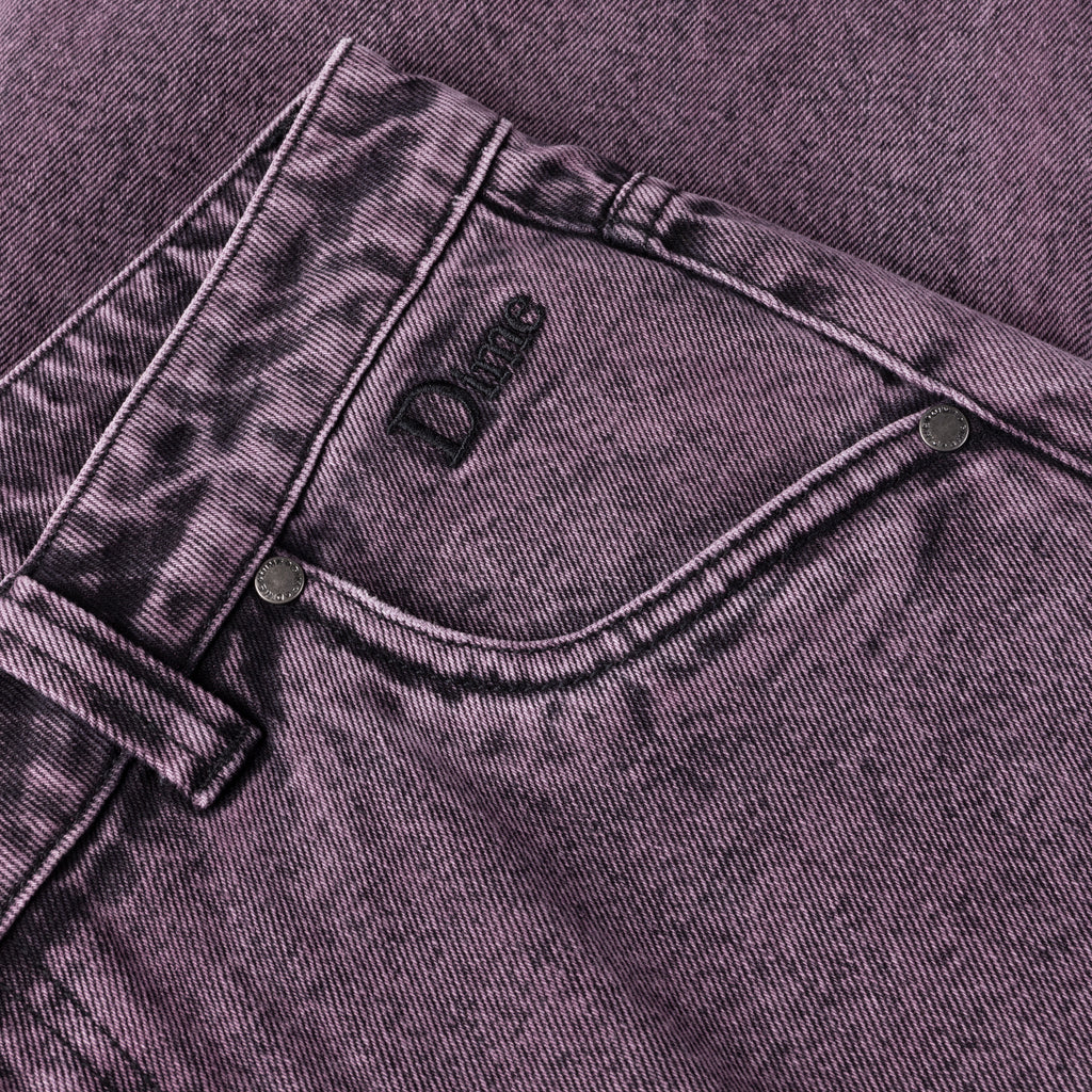 DIME MTL CLASSIC RELAXED DENIM PANTS OVERDYED PLUM