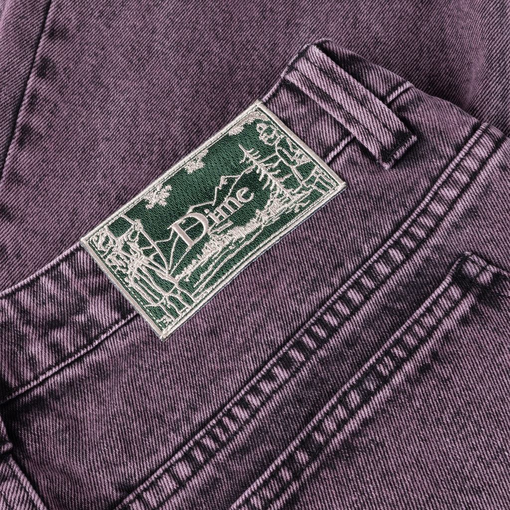 DIME MTL CLASSIC RELAXED DENIM PANTS OVERDYED PLUM