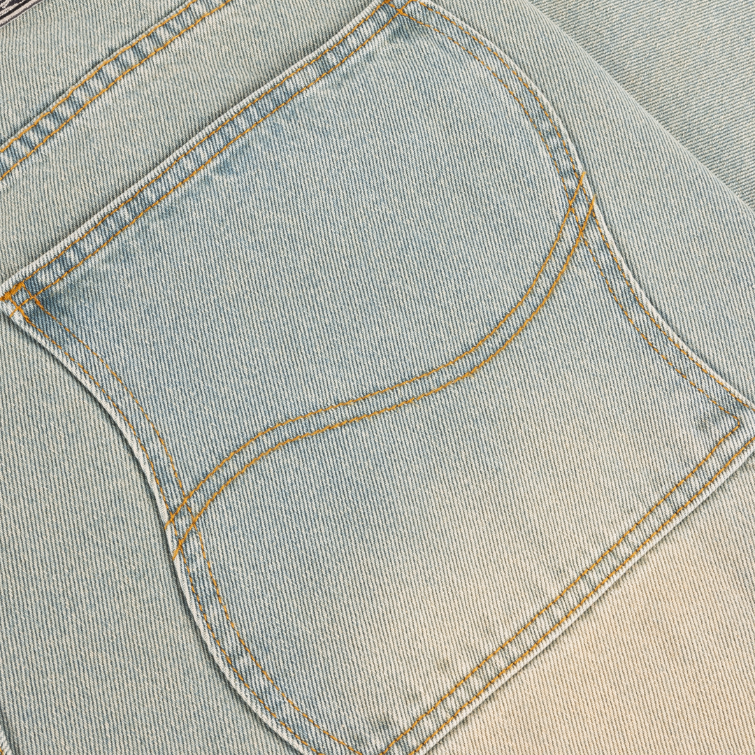 DIME MTL BAGGY DENIM PANTS SANDBLASTED SKY BLUE