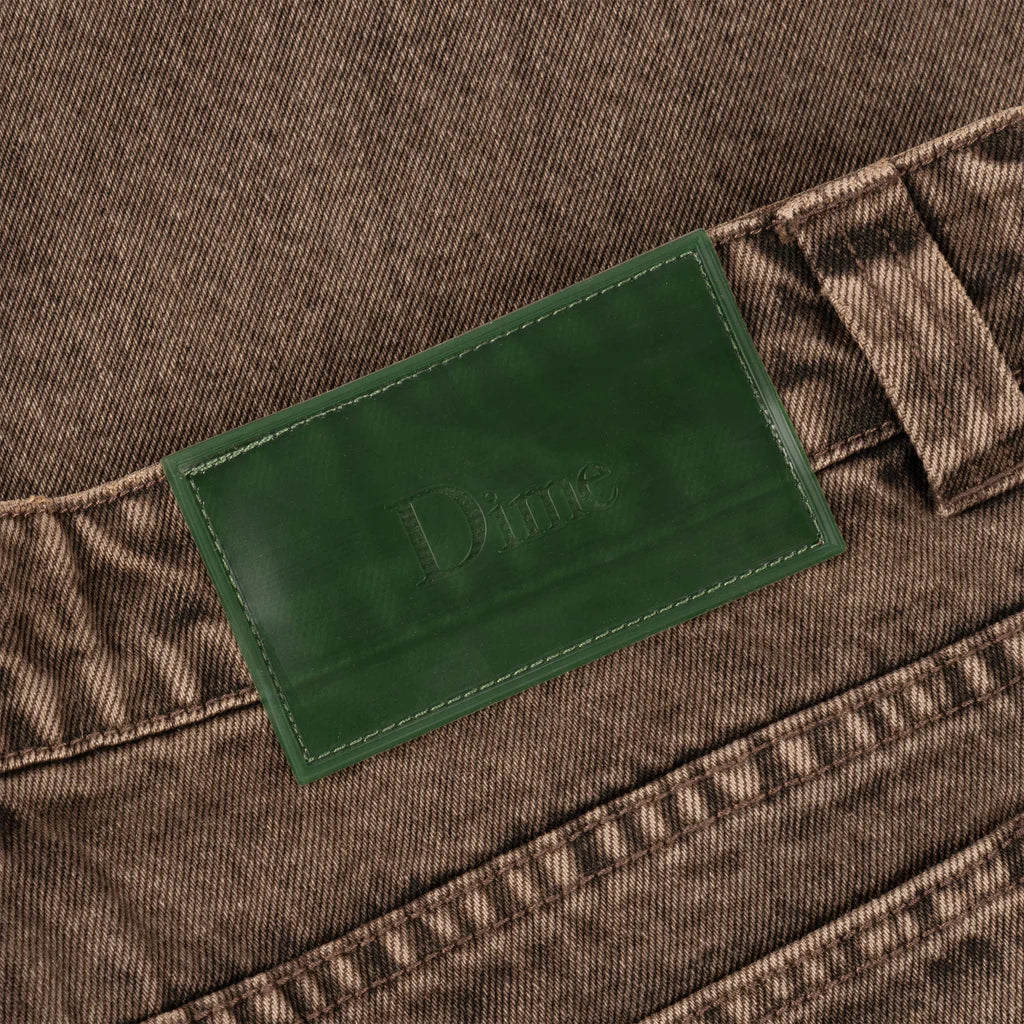 DIME MTL CLASSIC RELAXED DENIM PANTS FADED BROWN