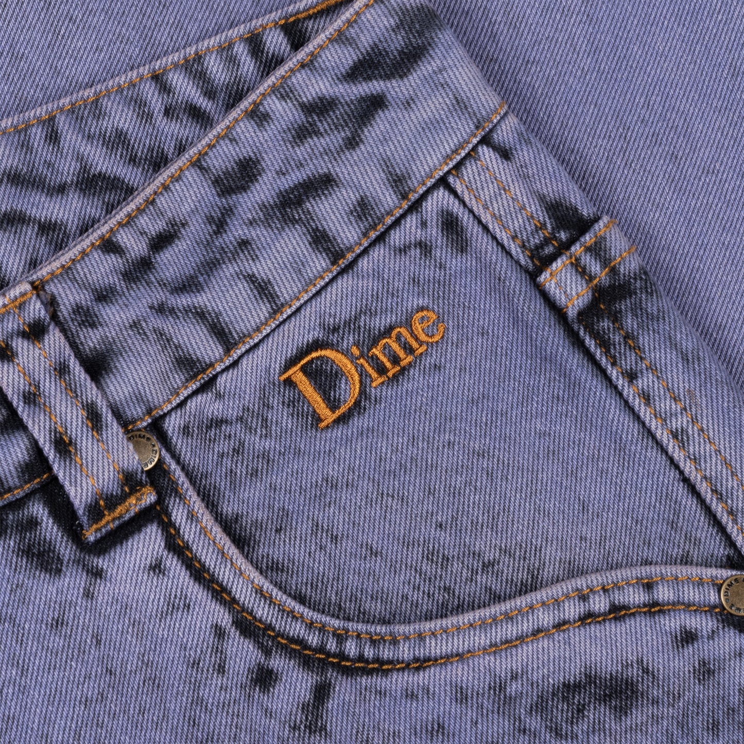 DIME MTL CLASSIC RELAXED DENIM PANTS STONE PURPLE