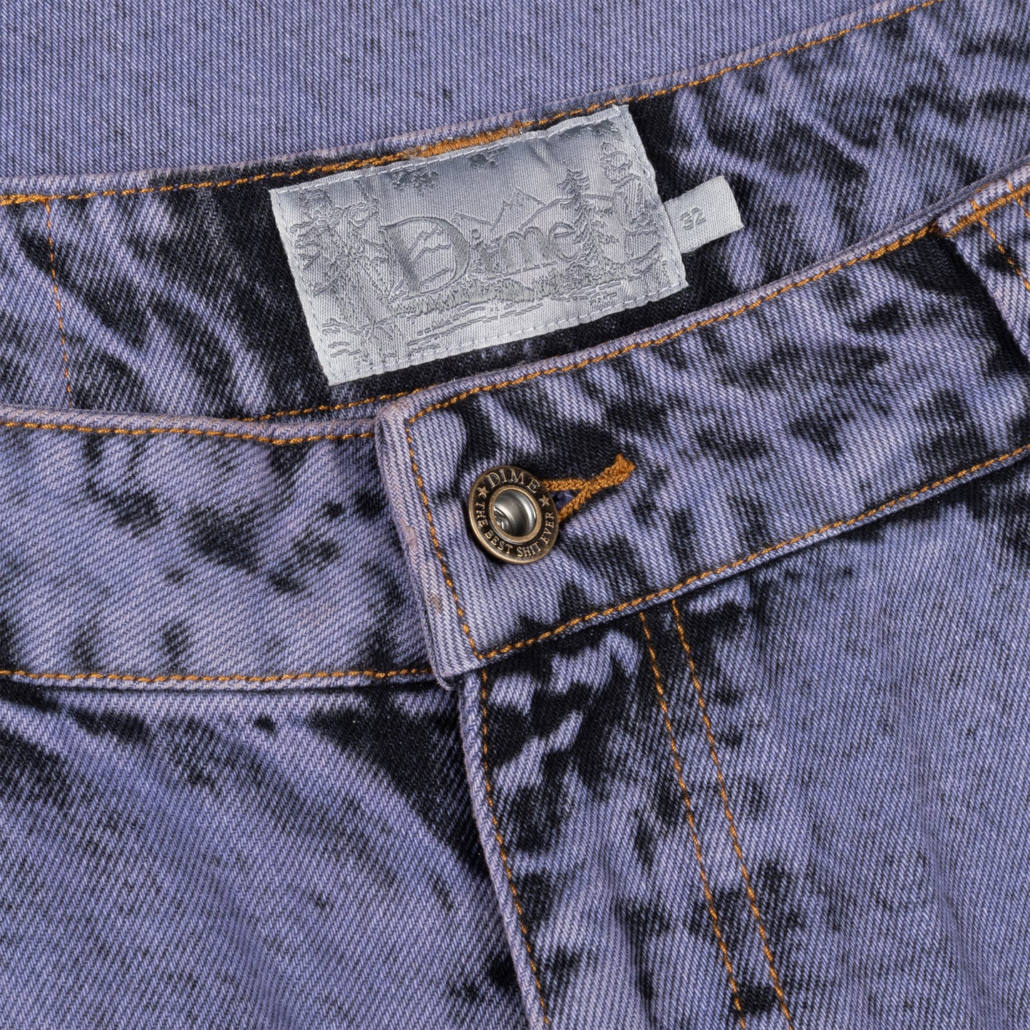 DIME MTL CLASSIC RELAXED DENIM PANTS STONE PURPLE