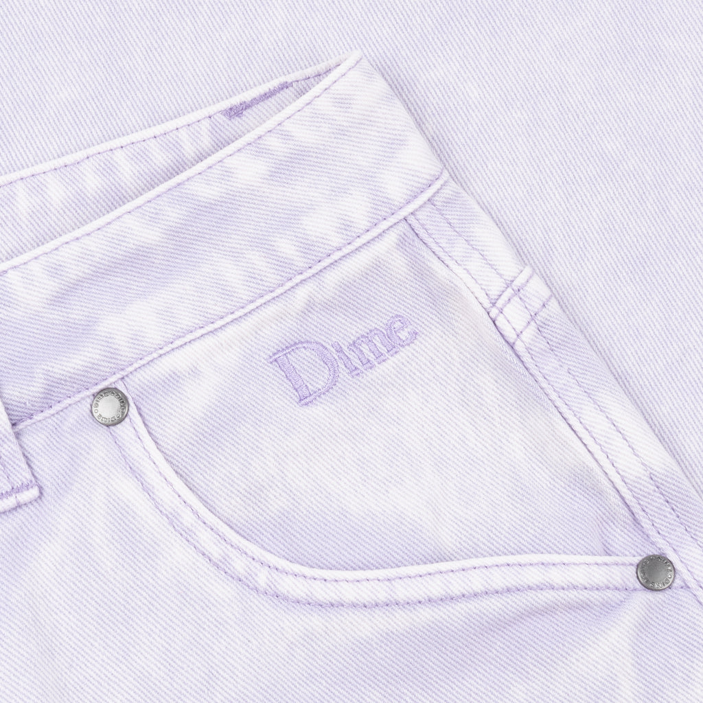 DIME MTL CLASSIC BAGGY DENIM PANTS STONE LILAC
