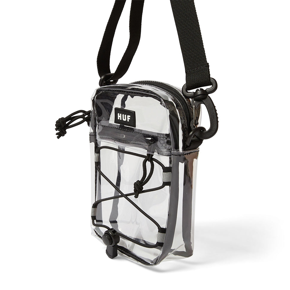HUF WORLDWIDE BOWERY SIDE BAG CLEAR