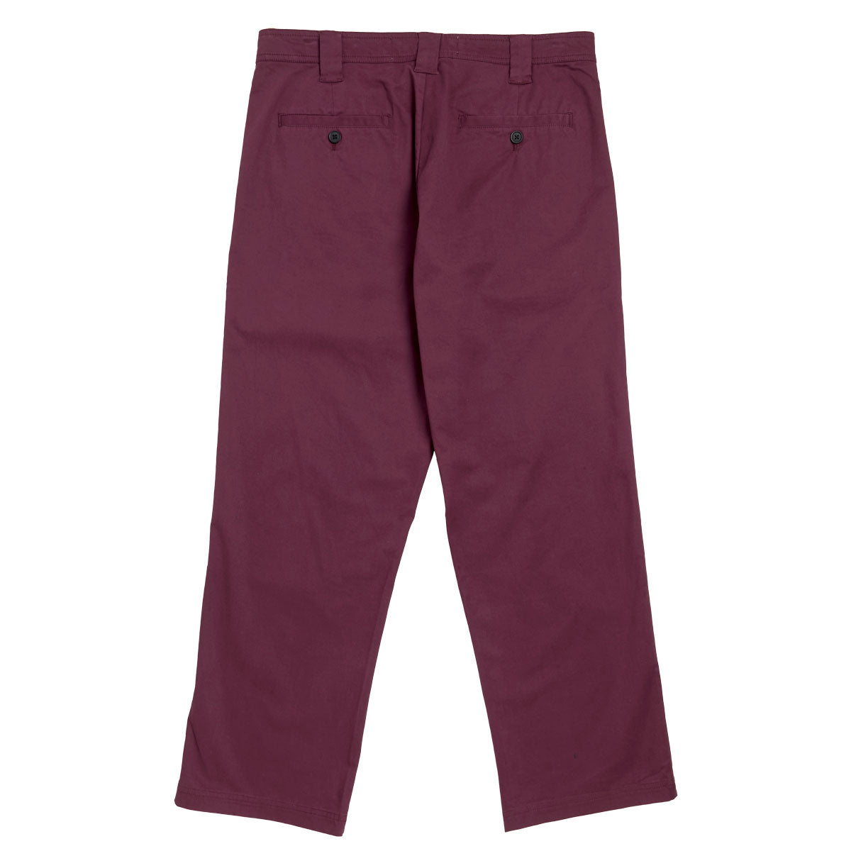 POETS BRAND BYRNE RELAXED FIT CHINO PANTS DARK BURGUNDY