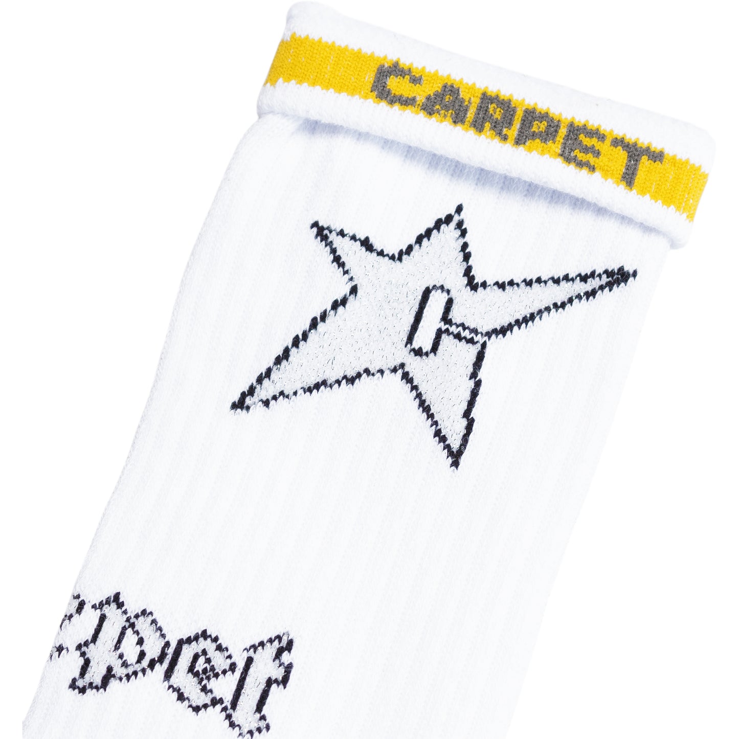 CARPET COMPANY C-STAR SOCKS WHITE