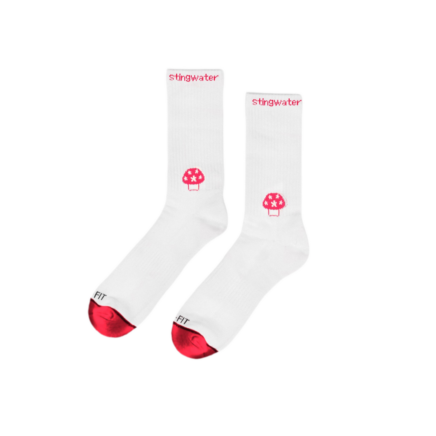 STINGWATER CLASSIC AGA MUSHROOM SOCK WHITE/RED