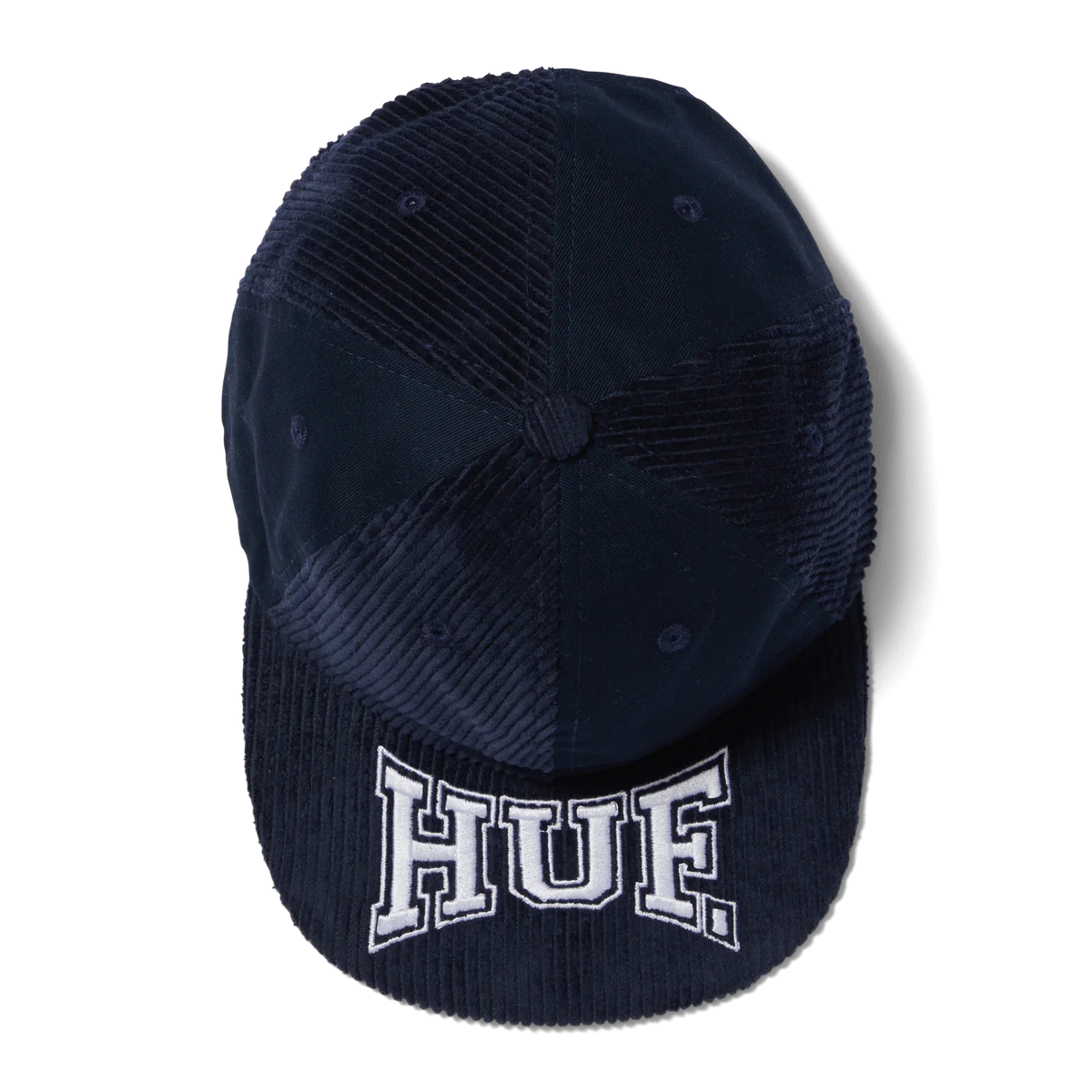 HUF WORLDWIDE CLASSIC H PIN WHEEL 6 PANEL CAP NAVY