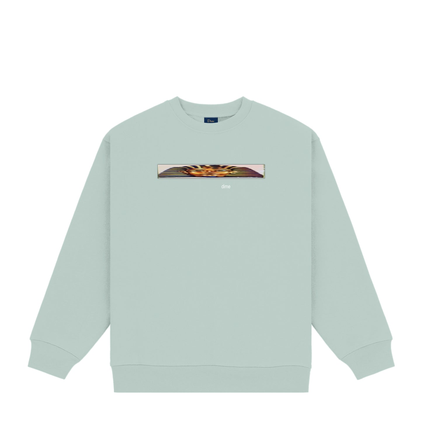 DIME MTL STRETCH CREWNECK GREY MIST