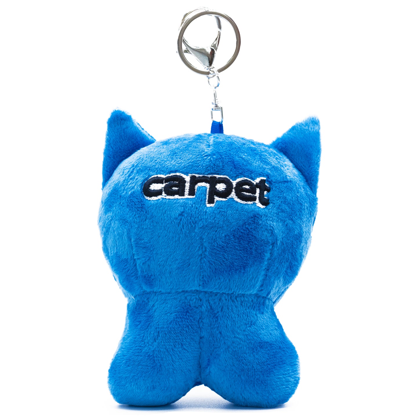 CARPET COMPANY CAT PLUSHIE KEY CHAIN BLUE
