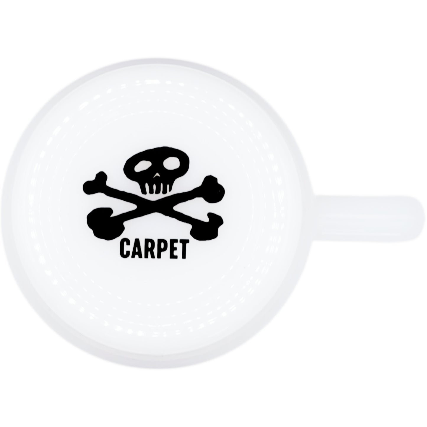 CARPET COMPANY CAT MILK GLASS MUG