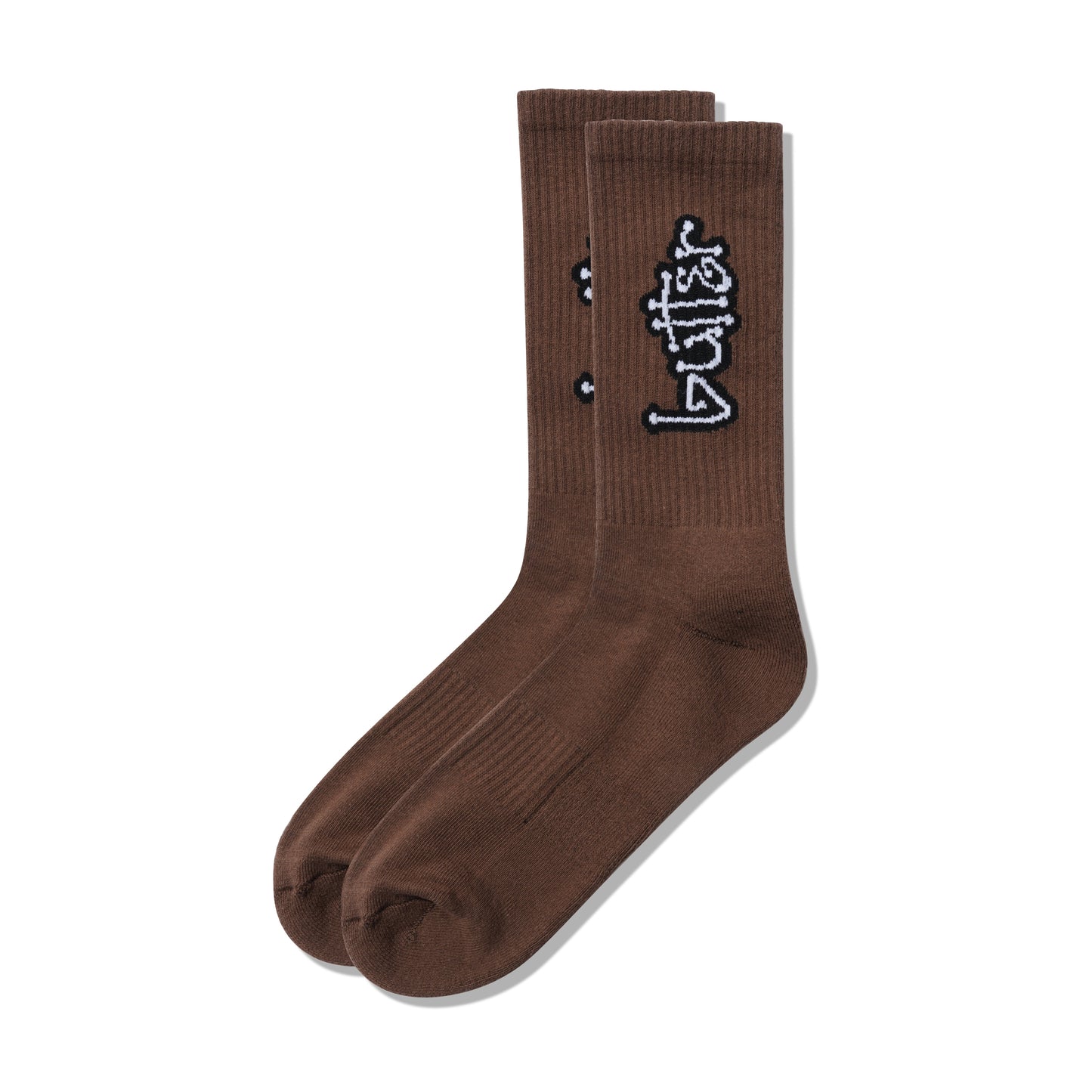 BUTTERGOODS CONNECTION SOCKS COFFEE