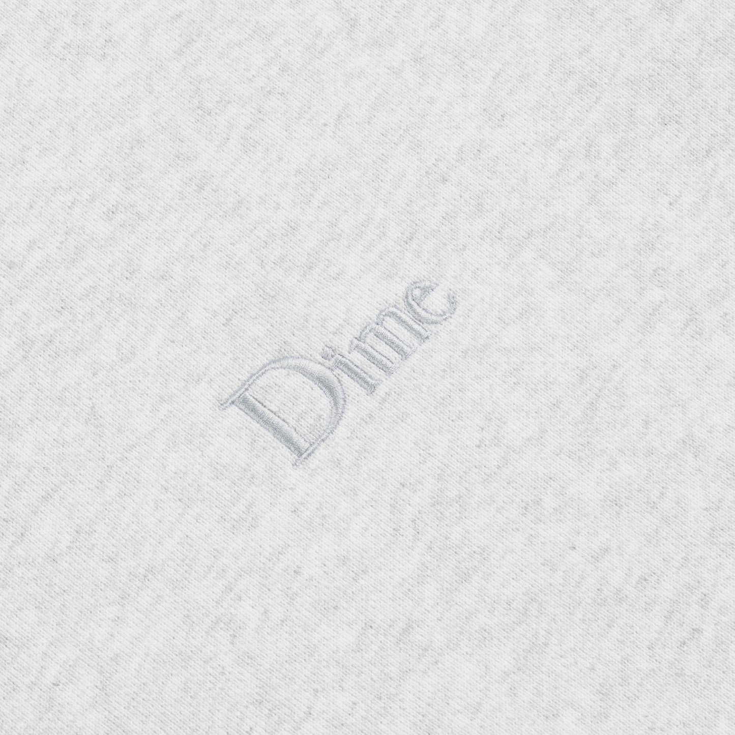 DIME MTL CLASSIC SMALL LOGO CREWNECK ASH