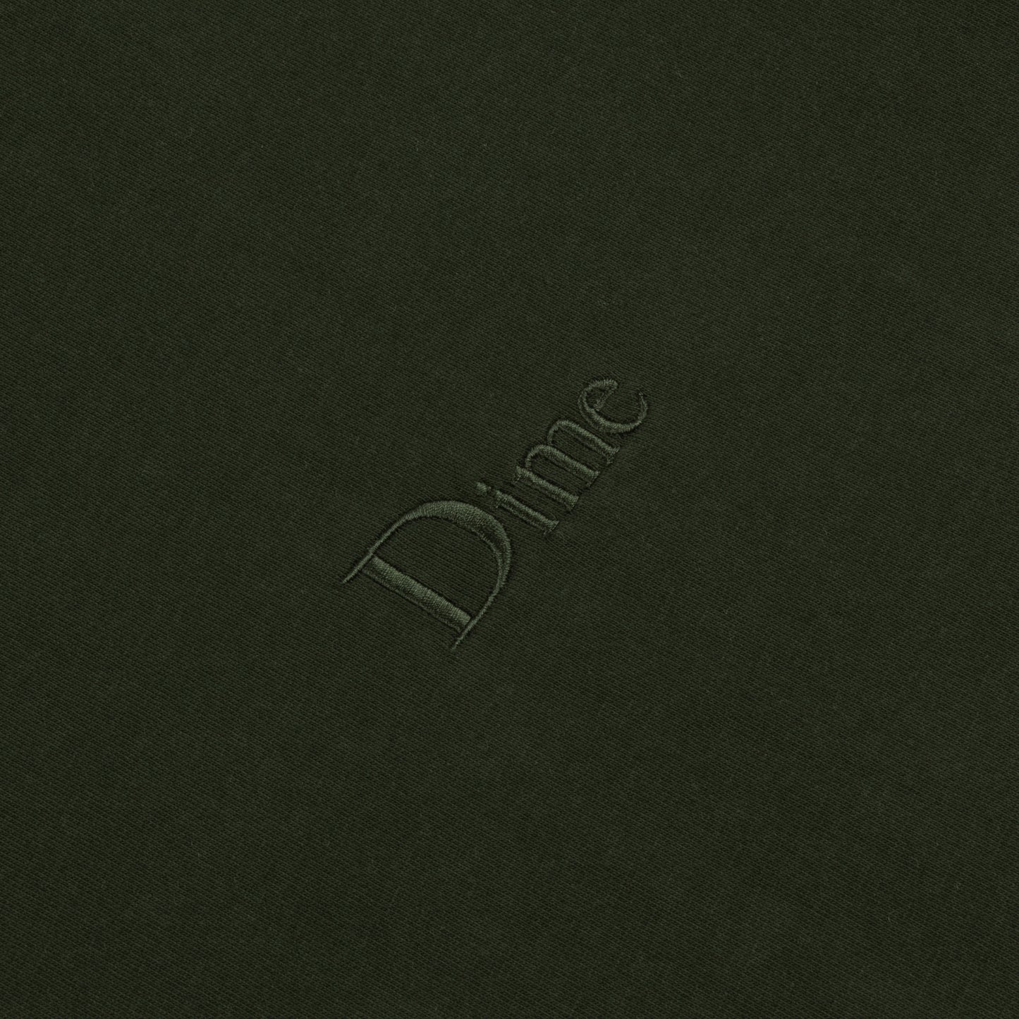 DIME MTL SMALL LOGO SWEATPANTS FOREST GREEN