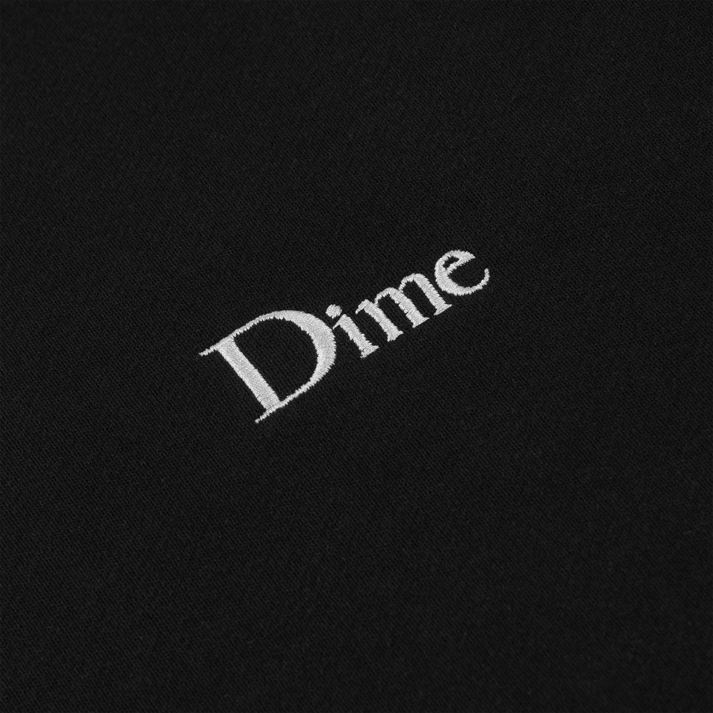 DIME MTL CLASSIC SMALL LOGO CREWNECK BLACK