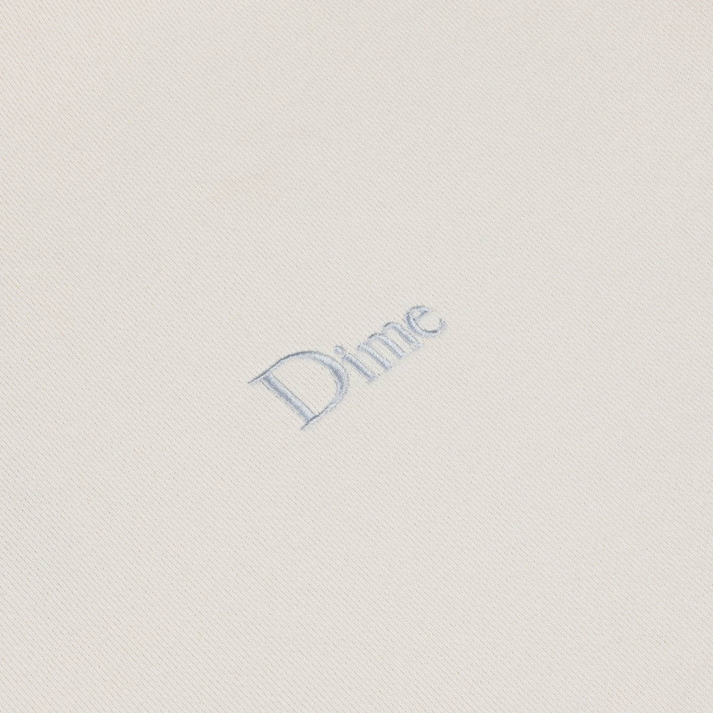 DIME MTL CLASSIC SMALL LOGO HOODIE NATURAL