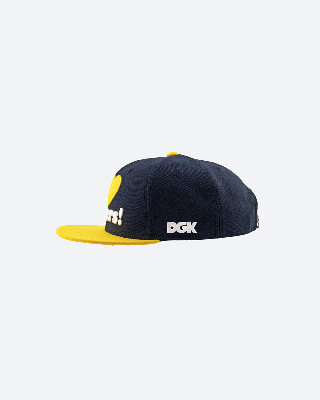 DGK HATERS SNAPBACK NAVY/YELLOW