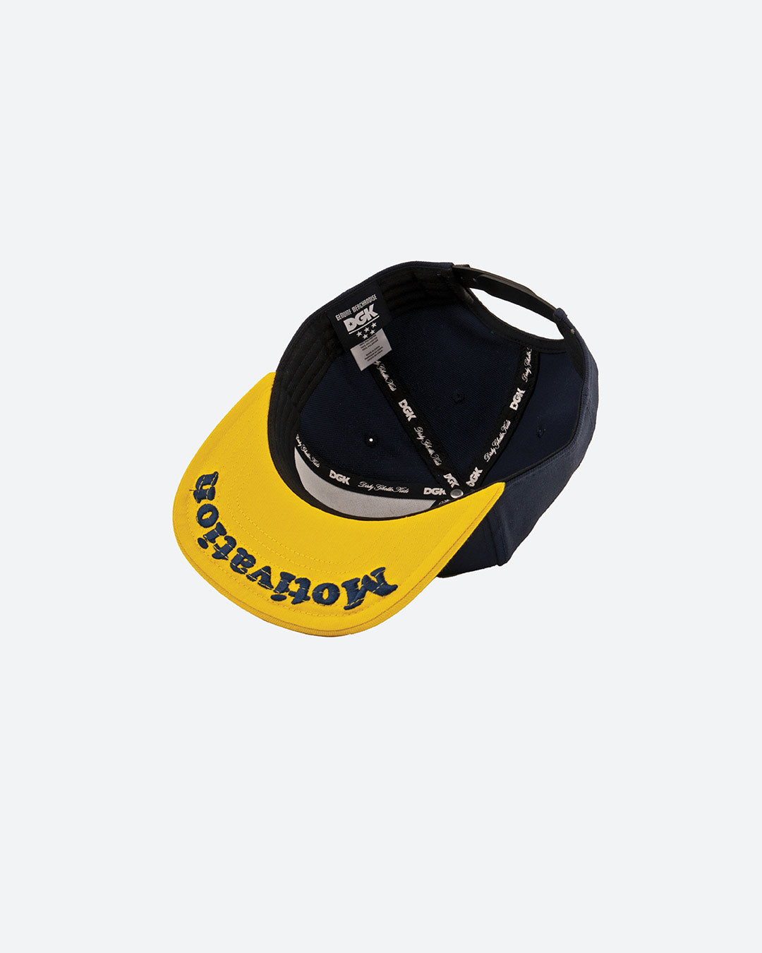 DGK HATERS SNAPBACK NAVY/YELLOW