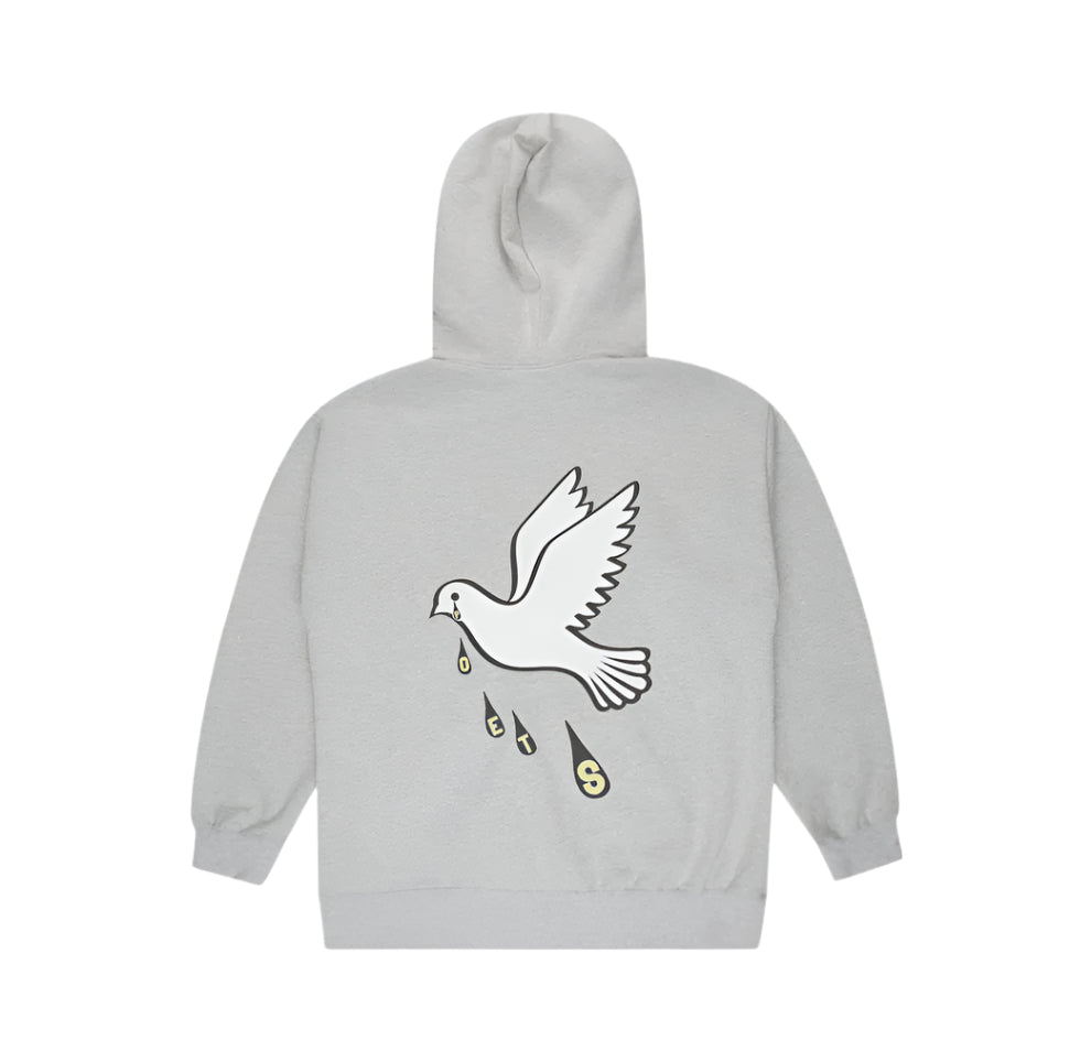 POETS BRAND DOVE HOODIE GREY