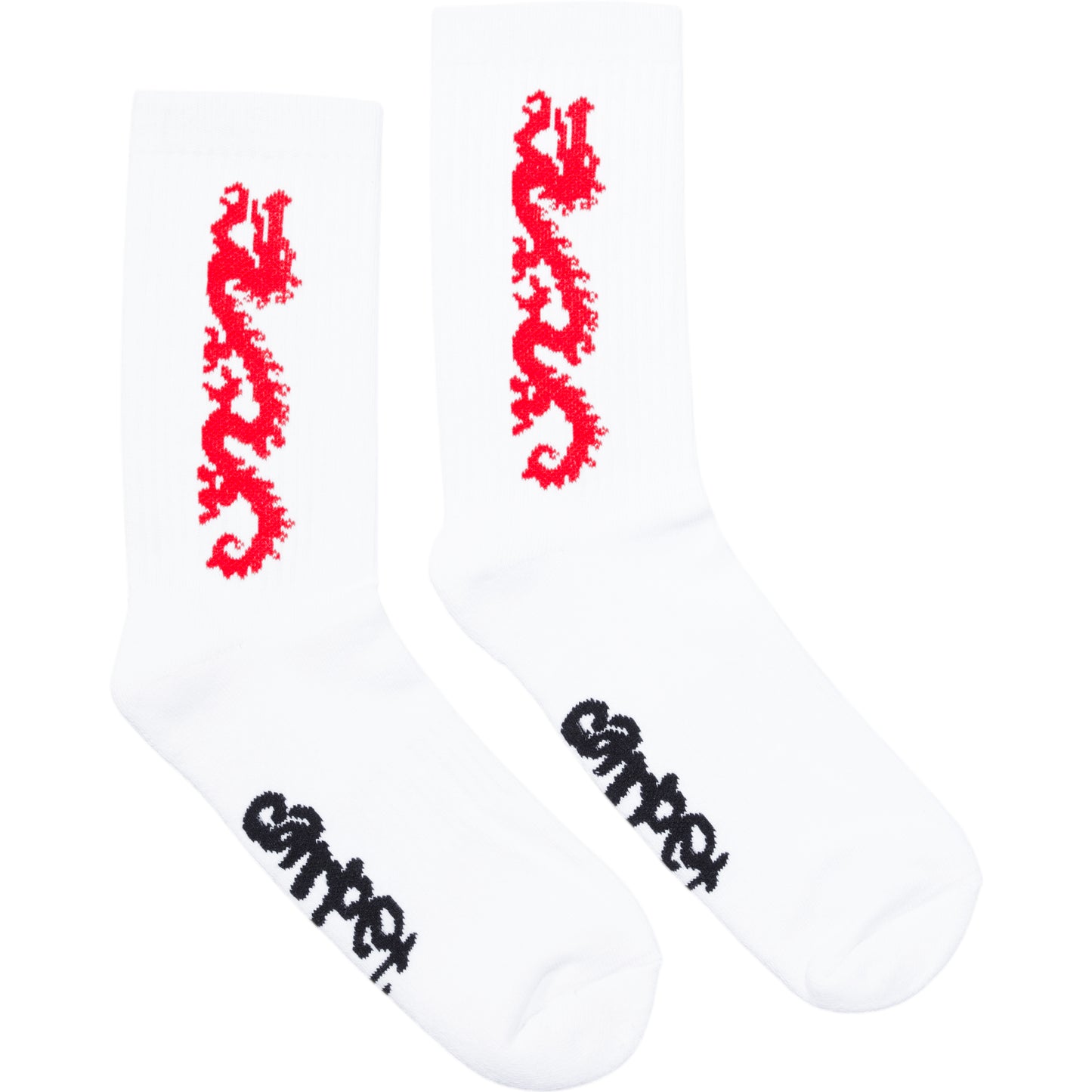 CARPET COMPANY DRAGON SOCK WHITE