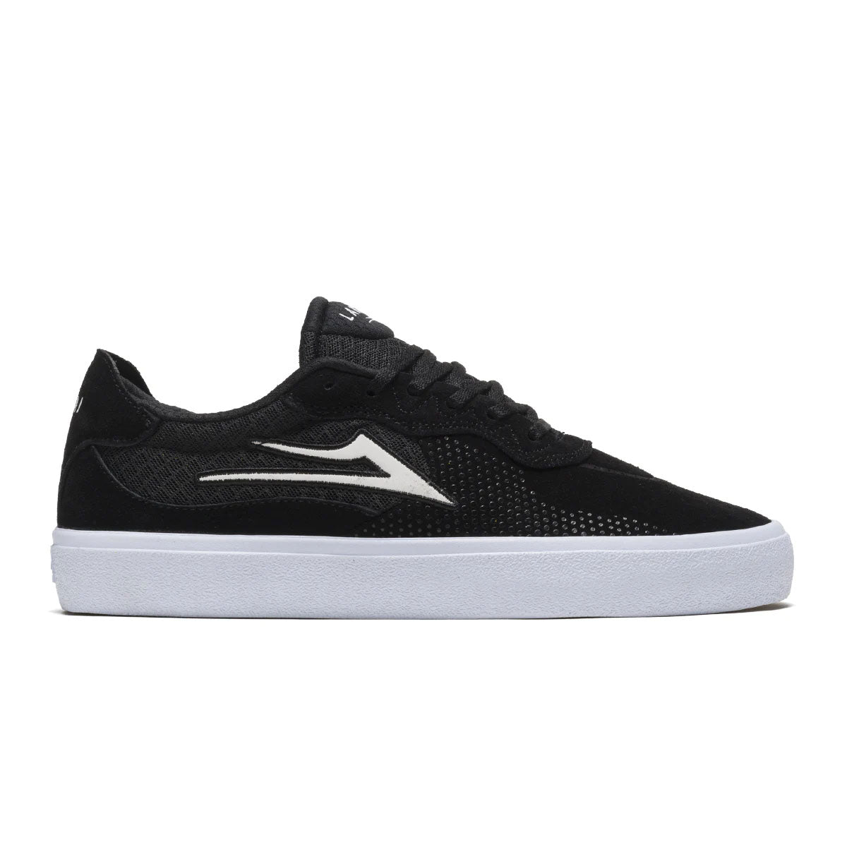 LAKAI LTD ESSEX BLACK/WHITE SUEDE