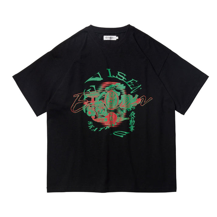 EVISEN SKATEBOARDS ENMA TEE BLACK