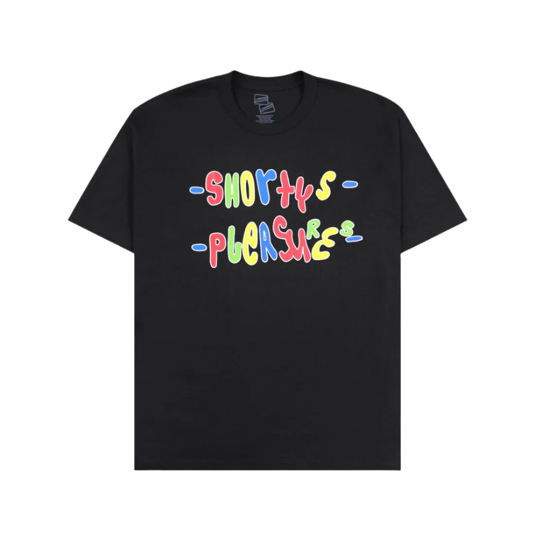 SHORTY'S X PLEASURES F ME TEE BLACK