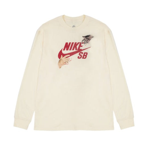 NIKE SB CITY OF LOVE LONG SLEEVE TEE COCONUT MILK