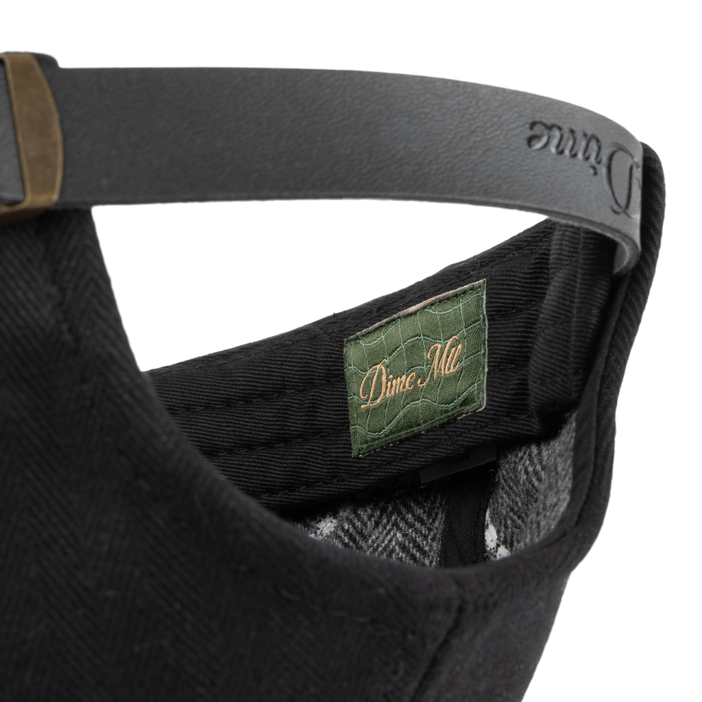 DIME MTL HERITAGE LOW PRO CAP BLACK CONTRAST
