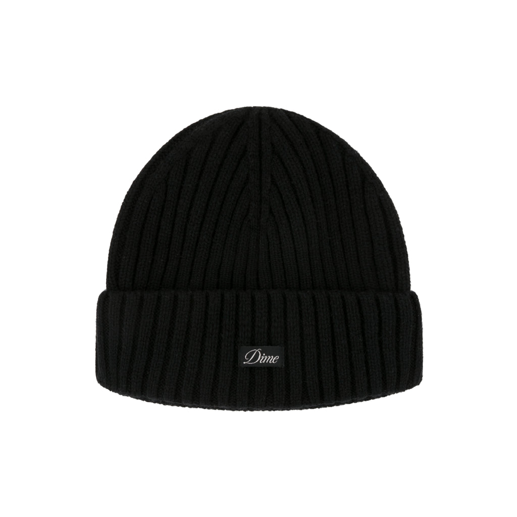 DIME MTL CASHMERE FOLD BEANIE BLACK