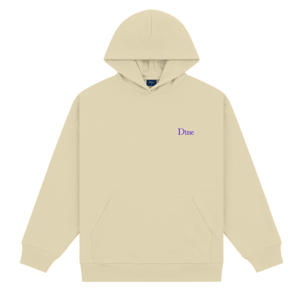 DIME MTL CLASSIC SMALL LOGO HOODIE LIGHT MOSS