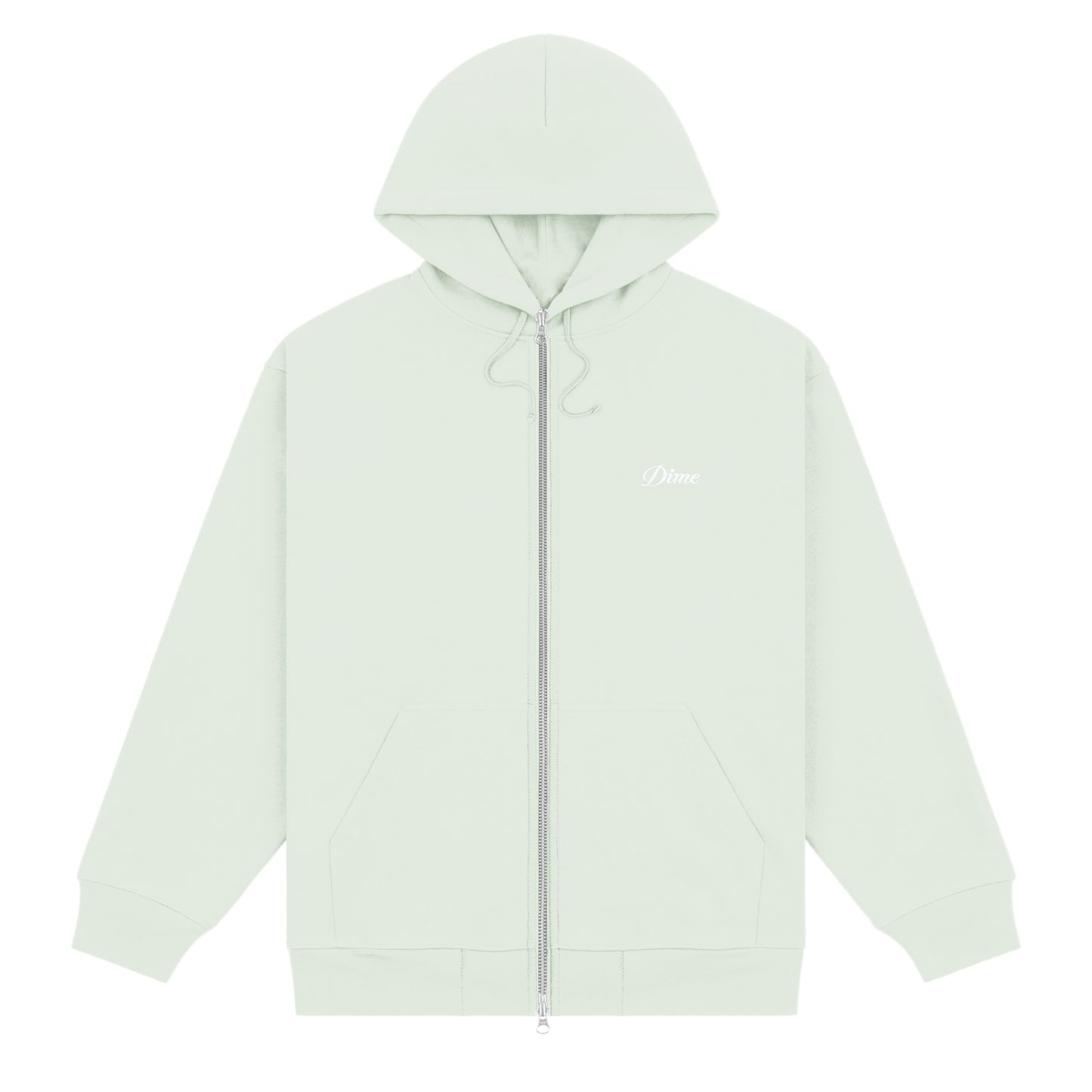 DIME MTL CURSIVE SMALL LOGO ZIP MINT