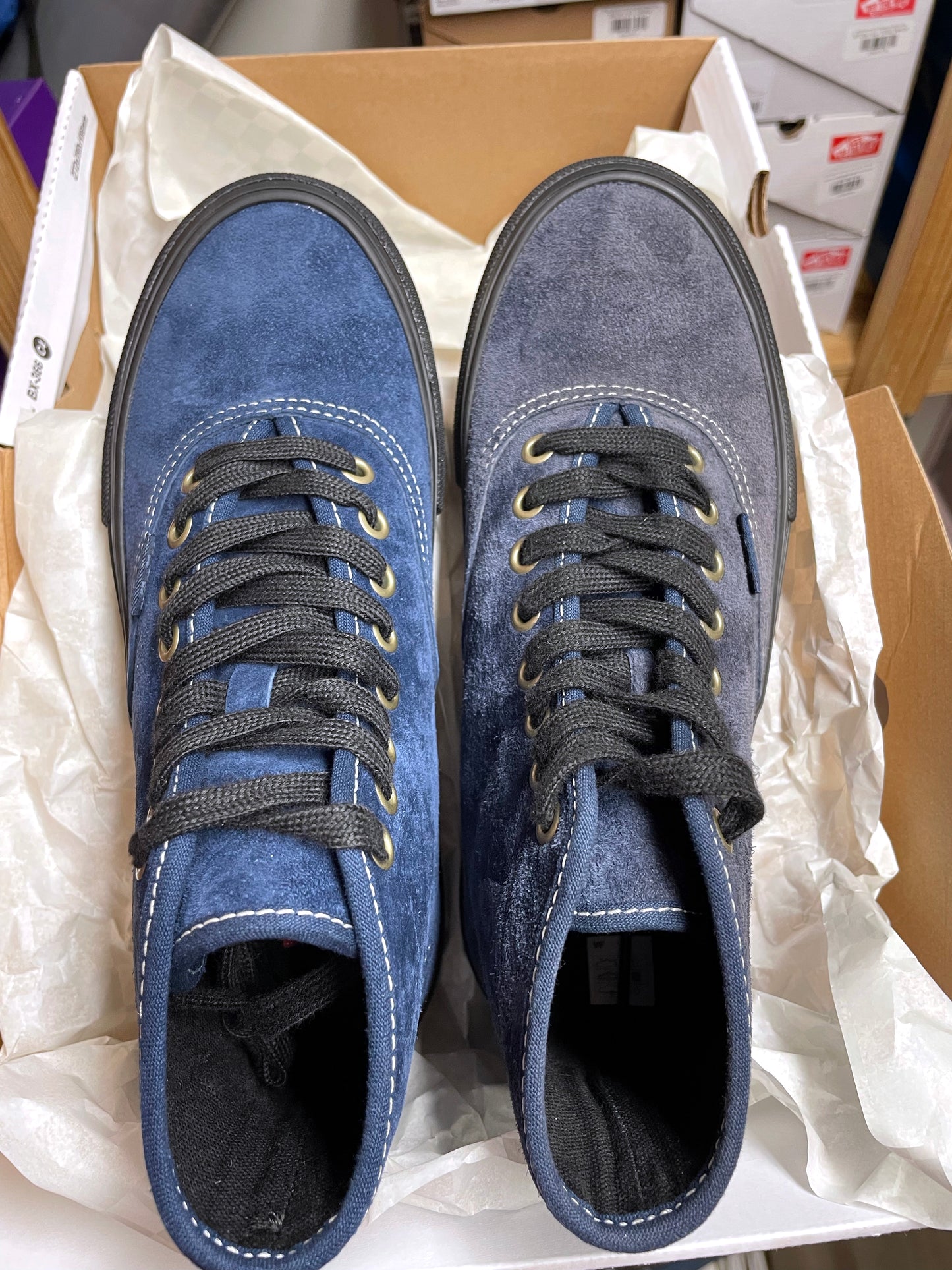 VANS SKATE AUTHENTIC HIGH NAVY/BLACK