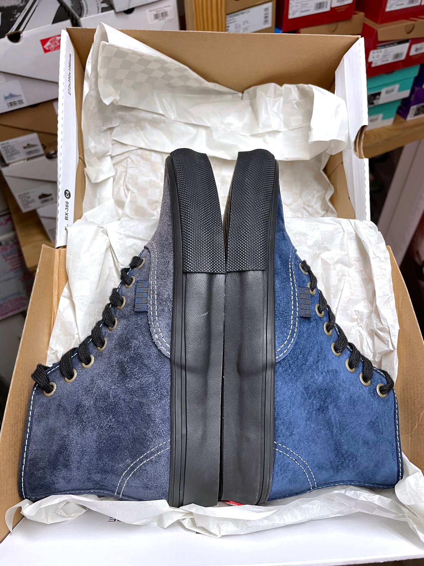 VANS SKATE AUTHENTIC HIGH NAVY/BLACK