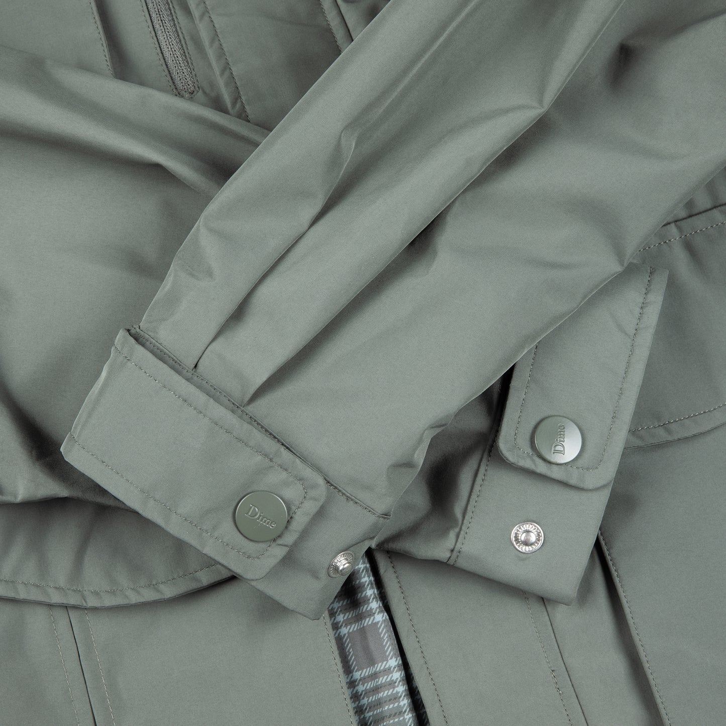 DIME MTL FISHING ZIP OFF JACKET OLIVE